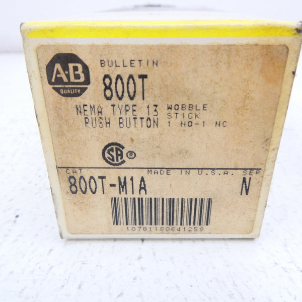 ALLEN BRADLEY 800T-M1A SER. N (BK/YL) NSMP