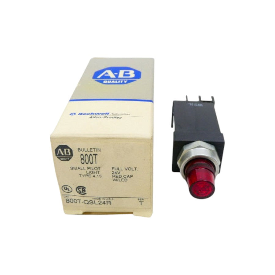 ALLEN BRADLEY 800T-QSL24R SER. T 24VAC/DC (GY/BL) NSMP