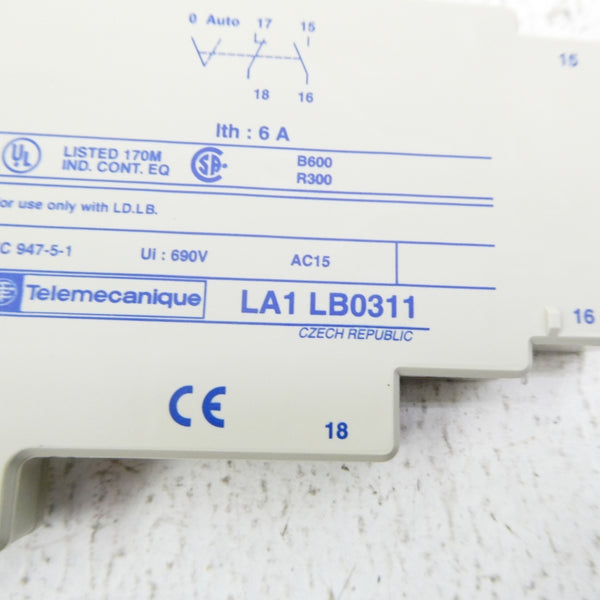 TELEMECANIQUE LA1LB0311 690V 6A NSMP
