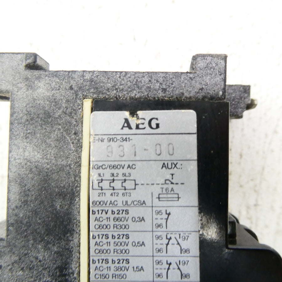 AEG 931-00 660VAC 4-6.3A NSNP