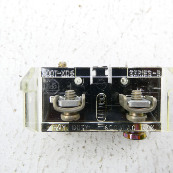 ALLEN BRADLEY 800T-XD6 SER. B 600VAC NSNP