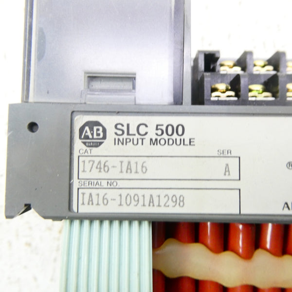 ALLEN BRADLEY 1746-IA16 SER. A 85-132VAC (NO DOOR) NSNP