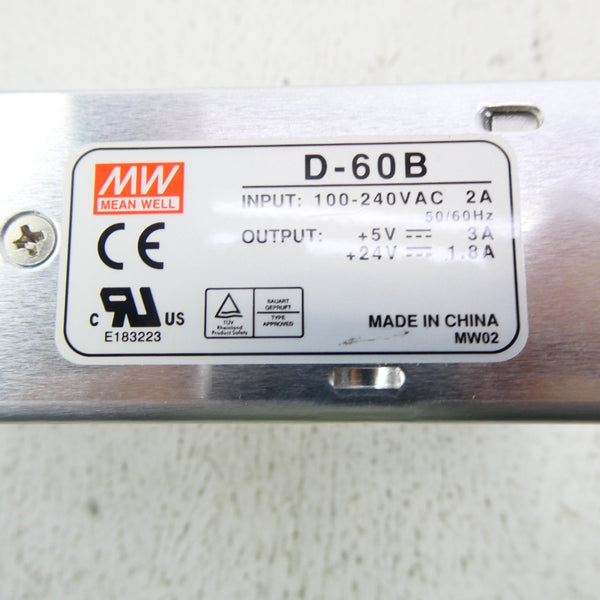 MEAN WELL D-60B 100-240VAC 2A NSNP