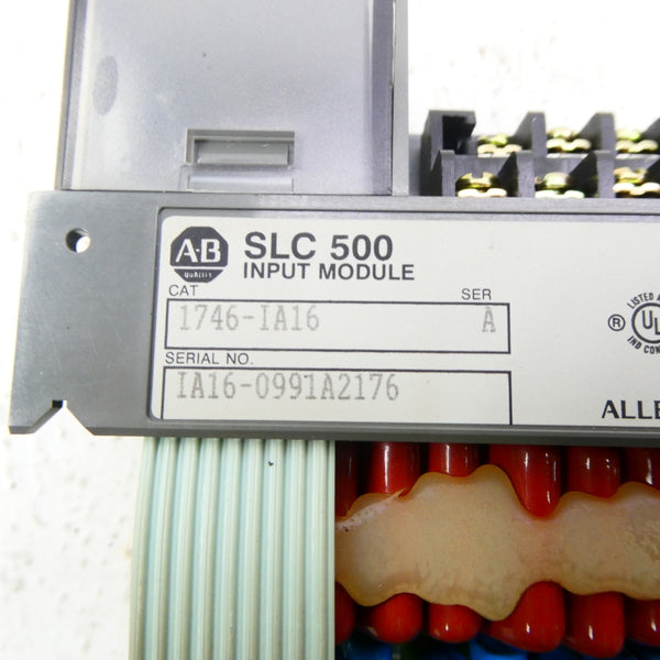 ALLEN BRADLEY 1746-IA16 SER. A 85-132VAC (NO DOOR) NSNP