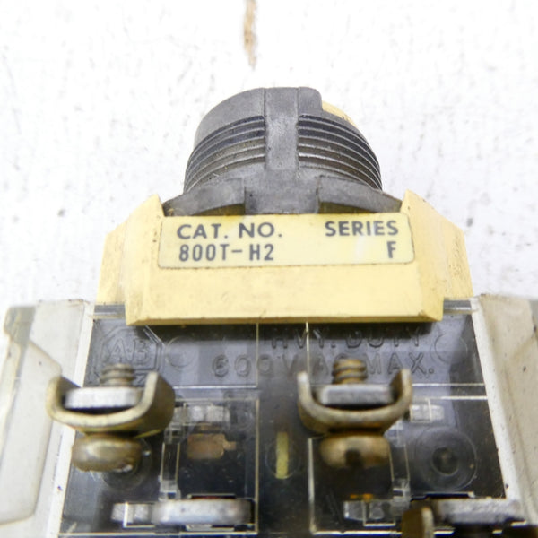ALLEN BRADLEY 800T-H2 SER. F (AS PICTURED) UNMP