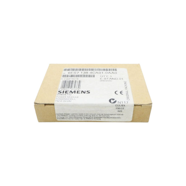 SIEMENS 6ES7138-4CA01-0AA0 24VDC NSFS