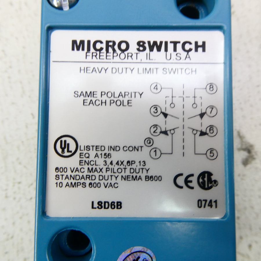 HONEYWELL LSD6B 600VAC 10A NSMP