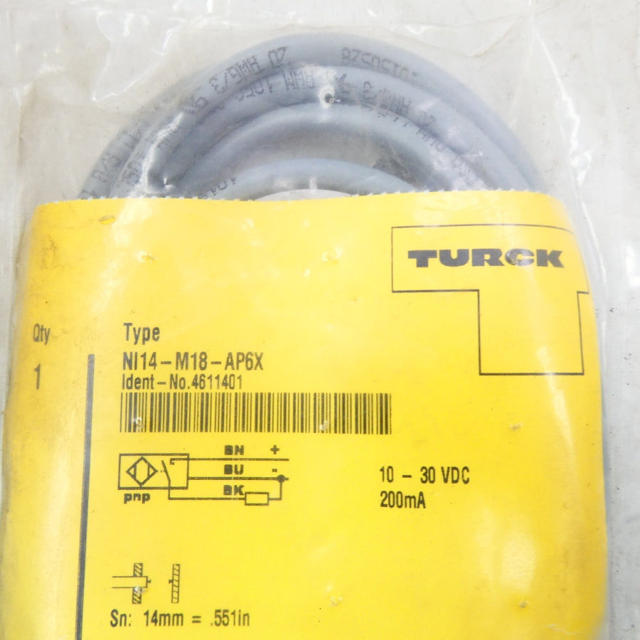 TURCK NI14-M18-AP6X 4611401 10-30VDC NSMP