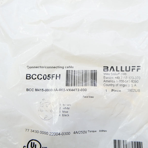 BALLUFF BCCM415-0000-1A-003-VX44T2-030 BCC05FH NSMP