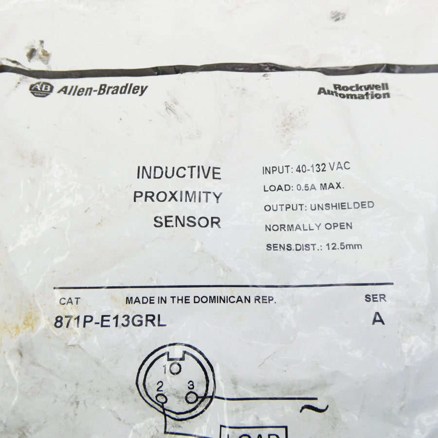 ALLEN BRADLEY 871P-E13GRL SER. A 40-132VAC NSMP