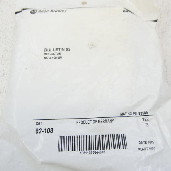 ALLEN BRADLEY 92-108 SER. B NSMP