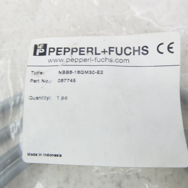 PEPPERL+FUCHS NBB8-18GM30-E2 087745 NSMP