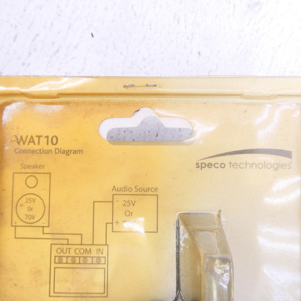 SPECO TECHNOLOGIES WAT10 NSMP