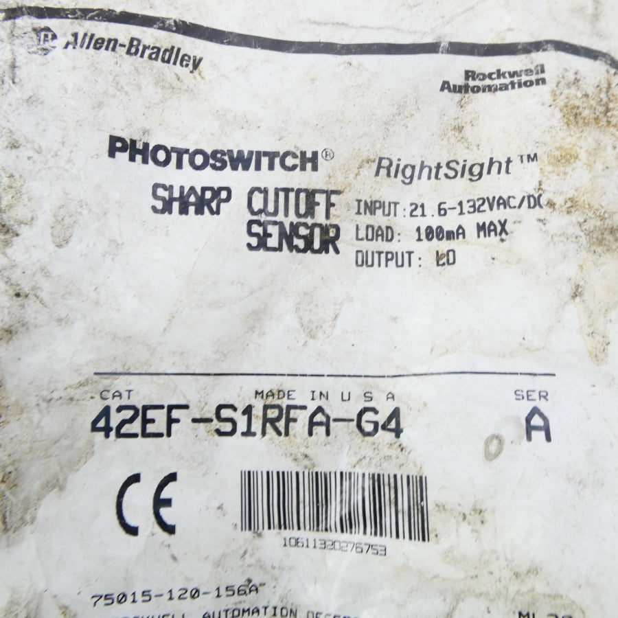 ALLEN BRADLEY 42EF-S1RFA-G4 SER. A 21.6-132VAC/DC NSMP