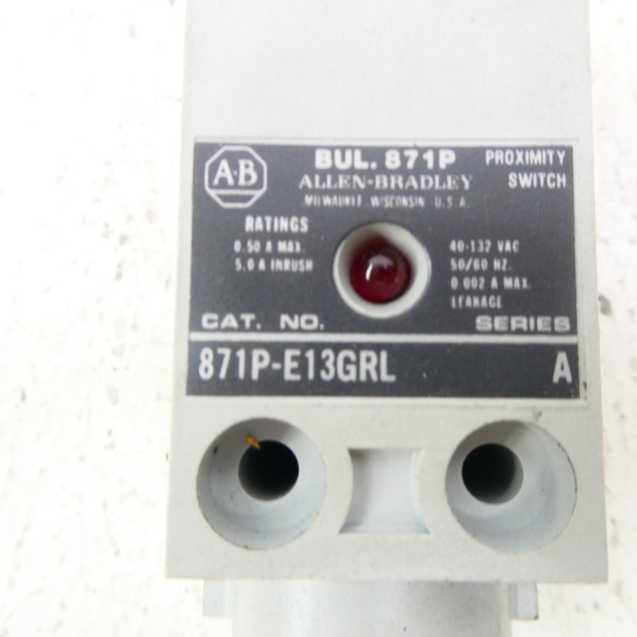 ALLEN BRADLEY 871P-E13GRL SER. A 40-132VAC (BK/YL) NSMP