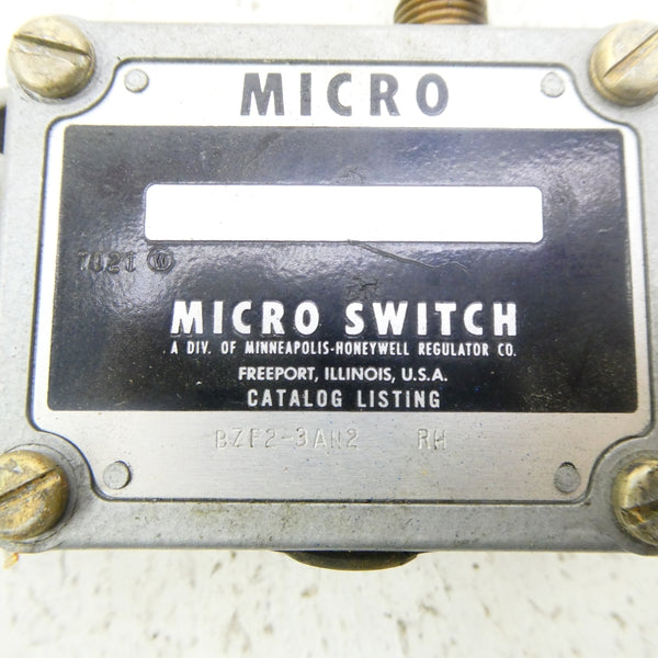 MICRO SWITCH BZF2-3AN2-RH NSNP
