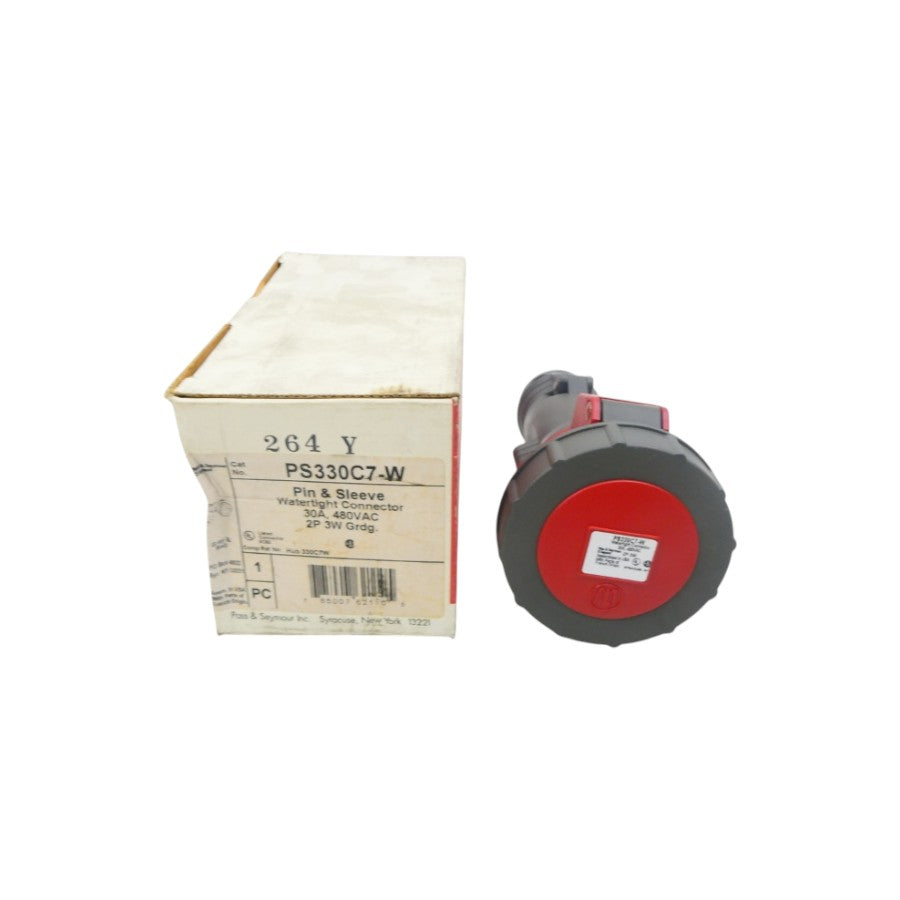 PASS & SEYMOUR PS330C7-W 480VAC 30A NSMP