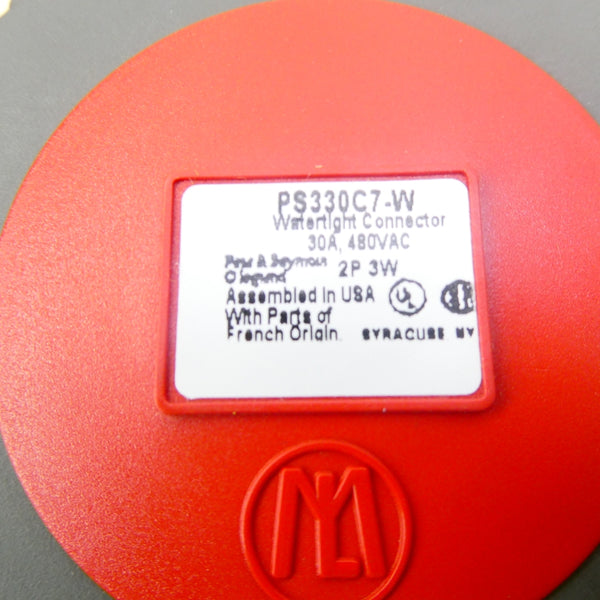 PASS & SEYMOUR PS330C7-W 480VAC 30A NSMP