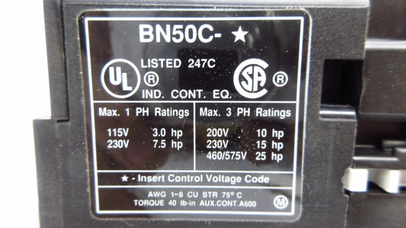 ABB BN50C-2 220/240V NSMP