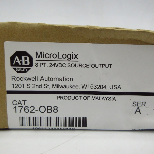 ALLEN BRADLEY 1762-OB8 SER. A 24VDC NSFS