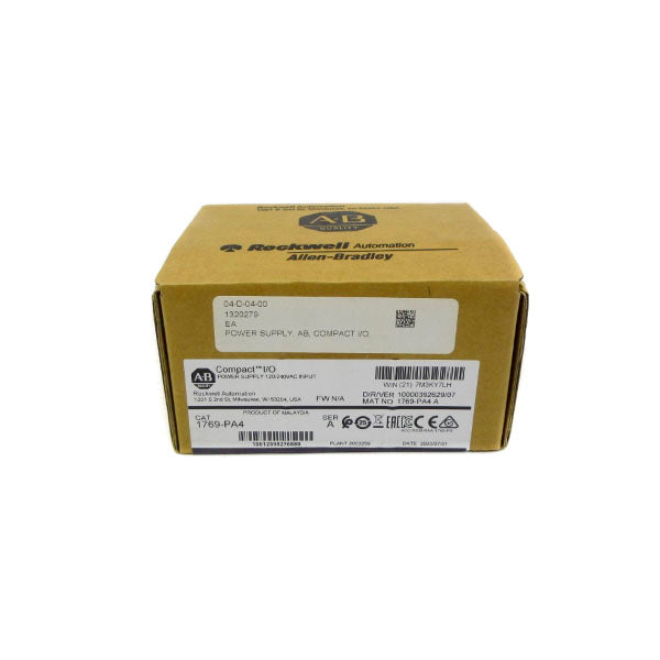 ALLEN BRADLEY 1769-PA4 SER. A 120/240VAC DATE: 2020 NSFS