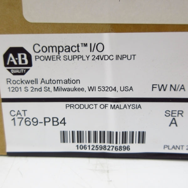 ALLEN BRADLEY 1769-PB4 SER. A 24VDC DATE: 2020 NSFS