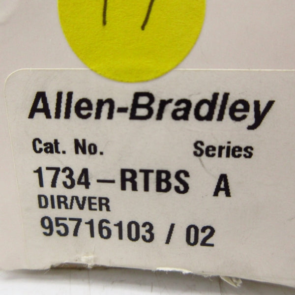 ALLEN BRADLEY 1734-RTBS SER. A (PKG OF 5) NSMP