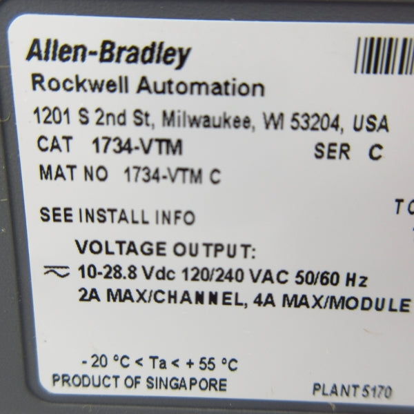 ALLEN BRADLEY 1734-VTM SER. C 120/240VAC 4A NSMP