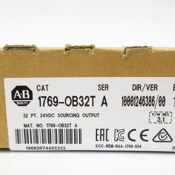 ALLEN BRADLEY 1769-OB32T SER. A F/W 3.1 24VDC DATE: 2016 NSFS