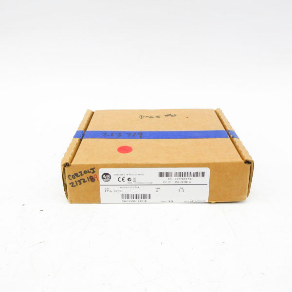 ALLEN BRADLEY 1756-OB16E SER. A F/W 3.3 24VDC DATE: 2012 NSFS
