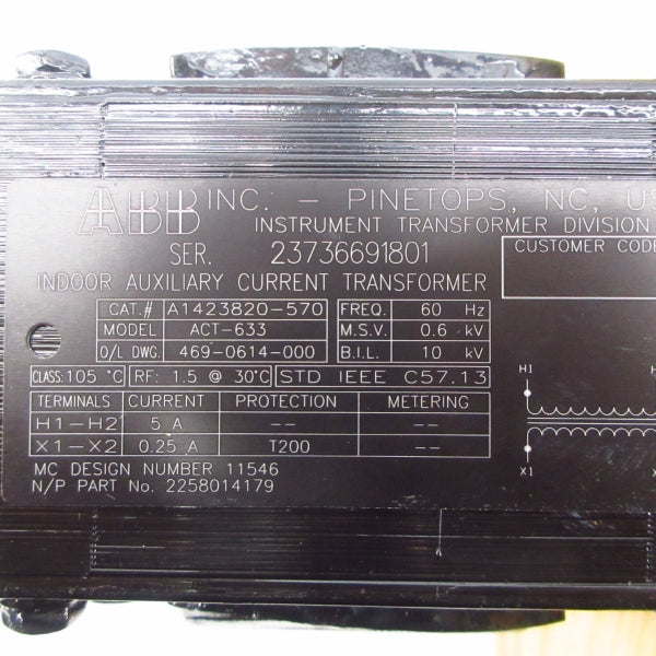 ABB A1423820-570 ACT-633 5A NSNP