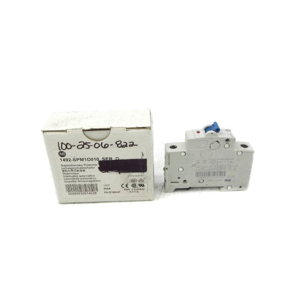 ALLEN BRADLEY 1492-SPM1D010 SER. D 277VAC 1A NSMP
