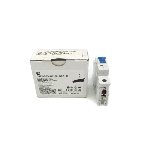 ALLEN BRADLEY 1492-SPM1C100 SER. D 277VAC 10A NSMP