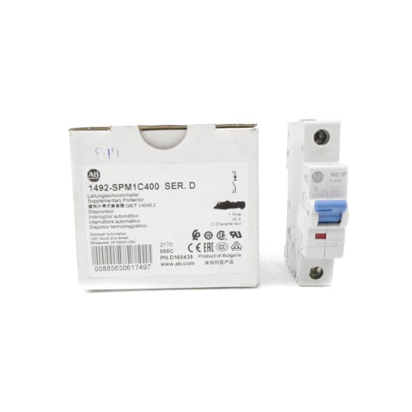 ALLEN BRADLEY 1492-SPM1C400 SER. D 277VAC 40A NSMP