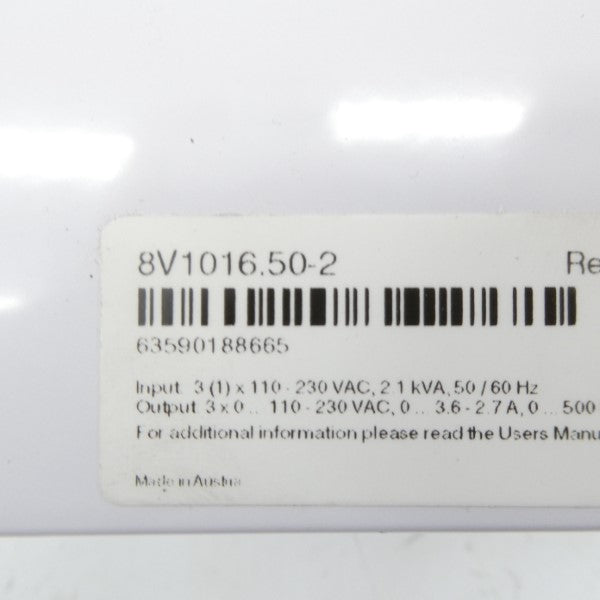 ACOPOS 8V1016.50-2 110-230VAC 2.7-3.6A NSNP