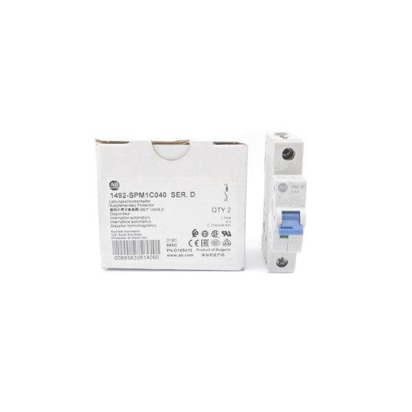ALLEN BRADLEY 1492-SPM1C040 SER. D 253VAC 4A NSMP