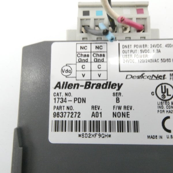 ALLEN BRADLEY 1734-PDN SER. B 24VDC UNMP