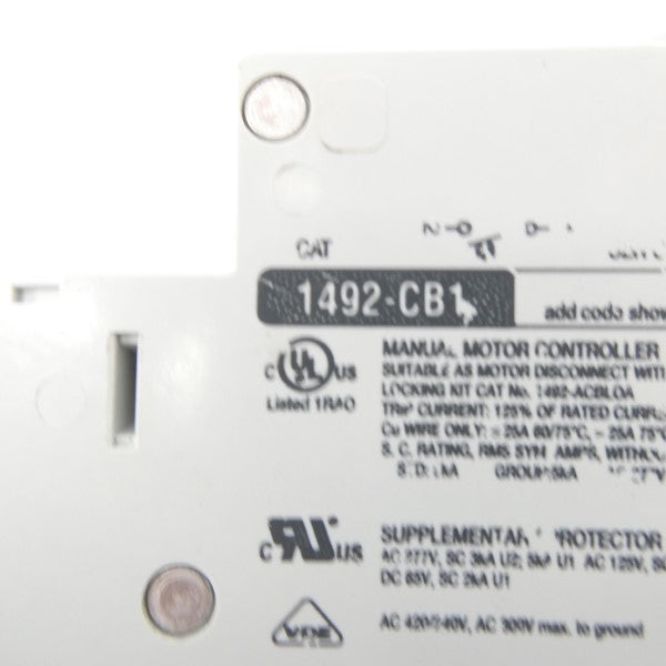 ALLEN BRADLEY 1492-CB1F020 SER. B 2A UNMP