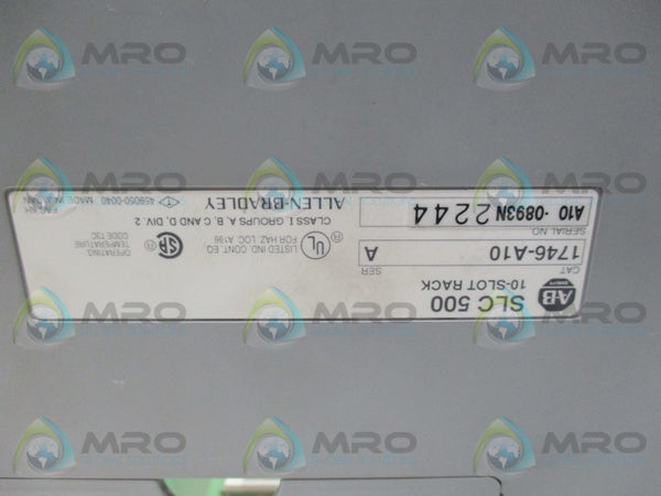 ALLEN BRADLEY 1746-A10 SER. A  UNMP