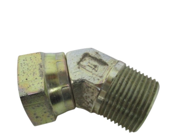 AEROQUIP 2049-16-16S ADAPTER MALE/FEMALE 45 DEGREE ELBOW  NSNP