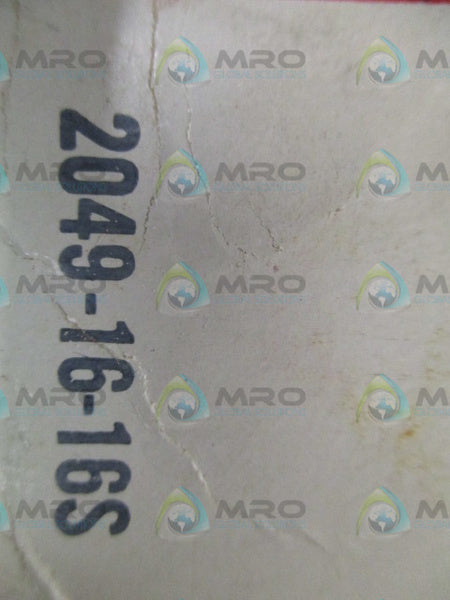 AEROQUIP 2049-16-16S ADAPTER MALE/FEMALE 45 DEGREE ELBOW  NSNP