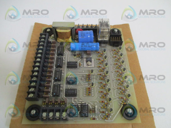 MINSTER MAACH 490-0253 17-CHANNEL FLOW MONITOR BOARD UNMP