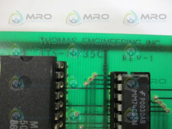 THOMAS ENGINEERING TSS-11735C CIRCUIT BOARD NSNP
