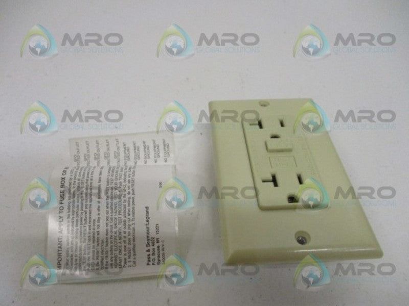 PASS & SEYMOUR TRADEMASTER 2091-I GFCI DUPLEX RECEPTACLE NSMP