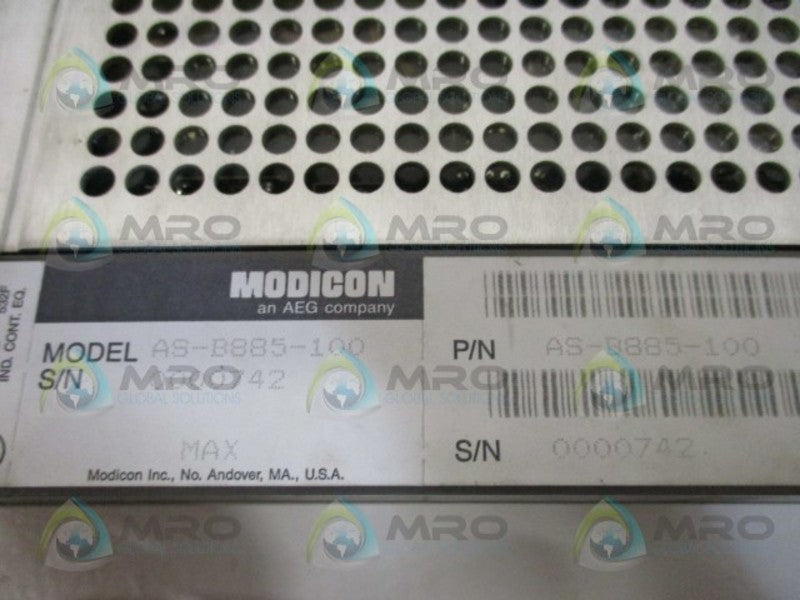 AEG MODICON AS-B885-100 MOTION MODULE ASSEMBLY UNMP