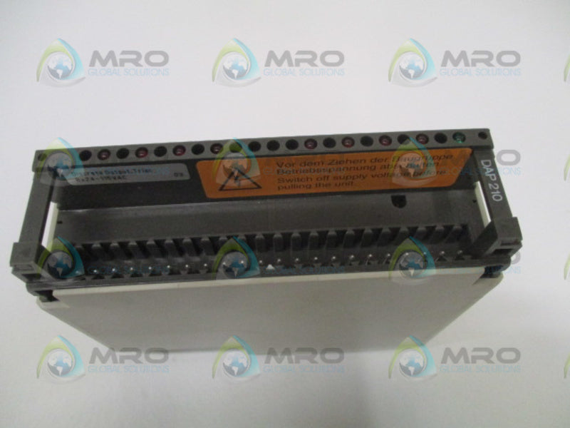 AEG MODICON DAP210/AS-BDAP-210 OUTPUT MODULE (MISSING TERMINAL) UNMP