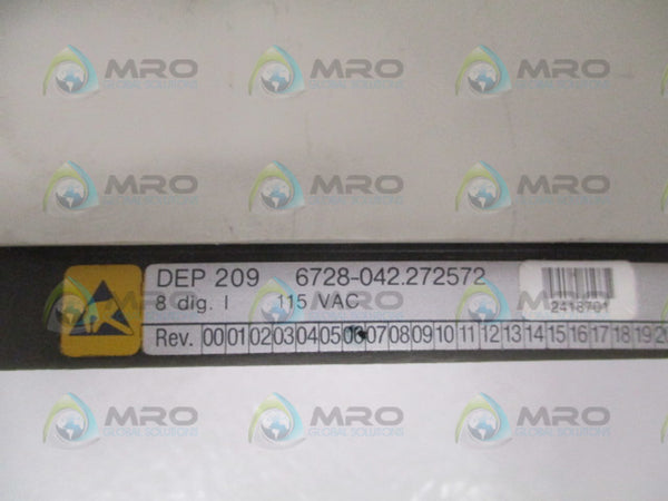 AEG DEP209 6728-042.272572 INPUT MODULE 115VAC UNMP