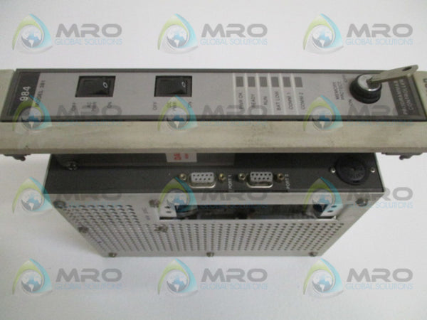 AEG MODICON PC-0984-381 AS-9584-000 PROGRAMMABLE CONTROLLER MODULE UNMP