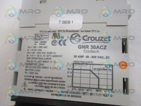 CROUZET GNR30ACZ RELAY 30A  NSMP