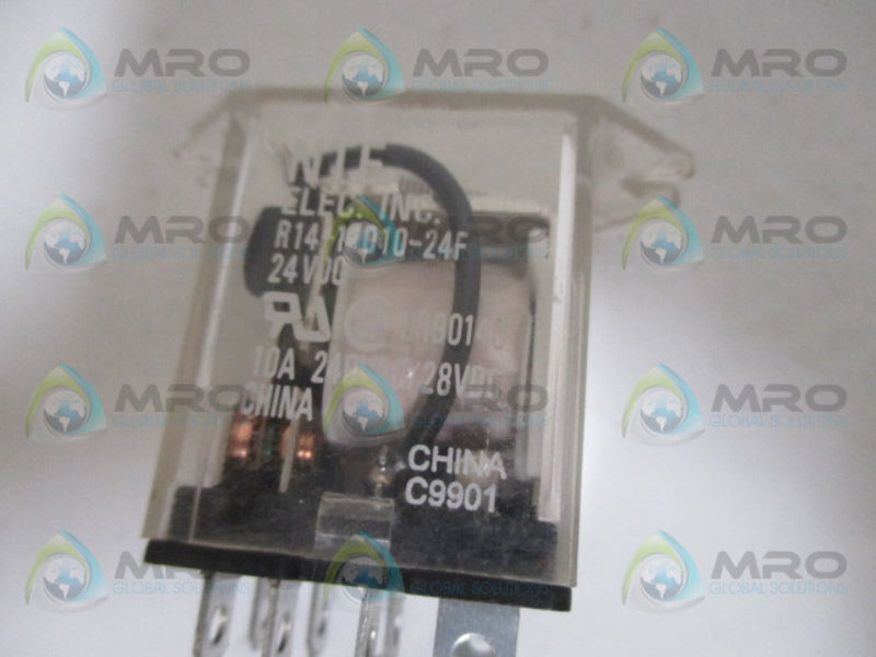 NTE ELECTRIC R14-11D10-24F RELAY 24VDC  UNMP